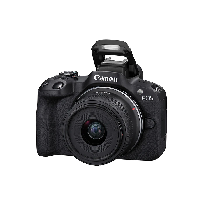 Cámara Canon EOS R50 Mirrorless 18-45mm Color Negro - KIT 1
