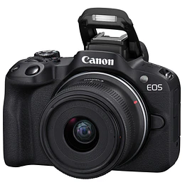 Cámara Canon EOS R50 Mirrorless 18-45mm Color Negro - KIT