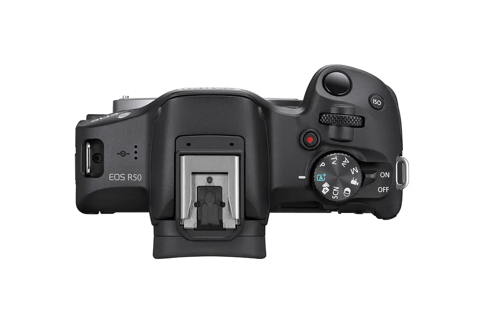 Cámara Canon EOS R50 Mirrorless 18-45mm Color Negro - KIT 3