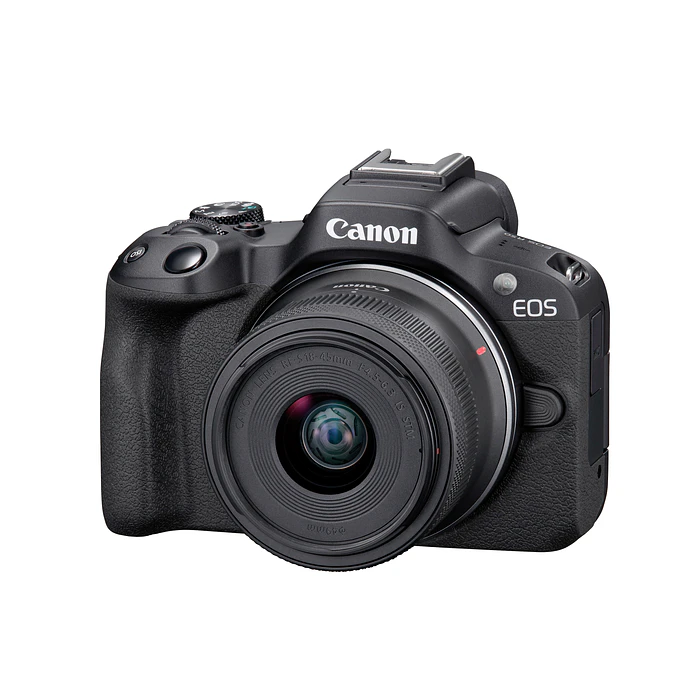 Cámara Canon EOS R50 Mirrorless 18-45mm Color Negro - KIT 6