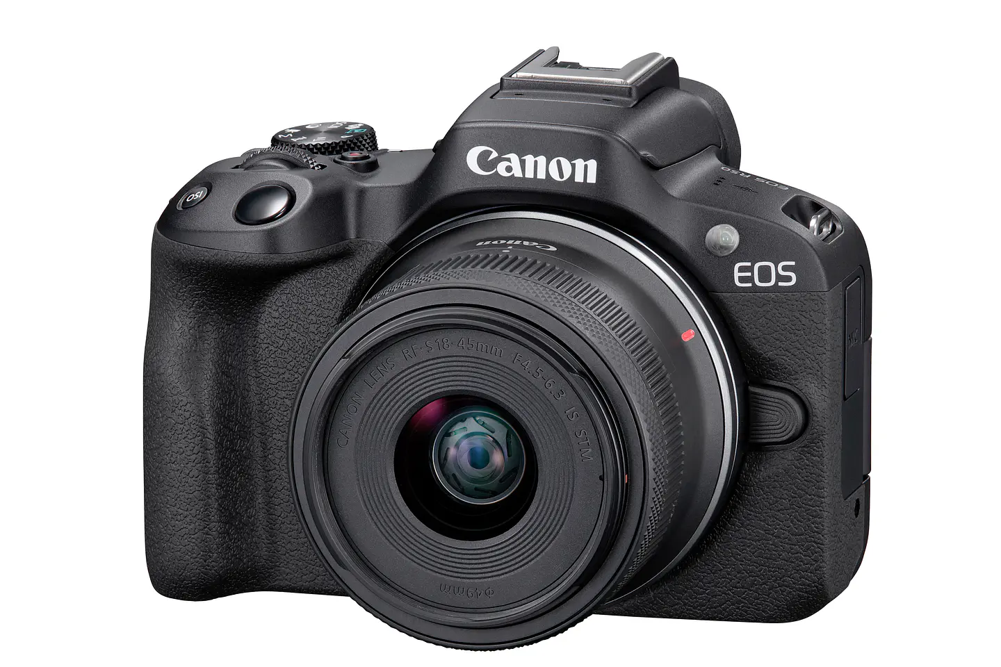 Cámara Canon EOS R50 Mirrorless 18-45mm Color Negro - KIT 6