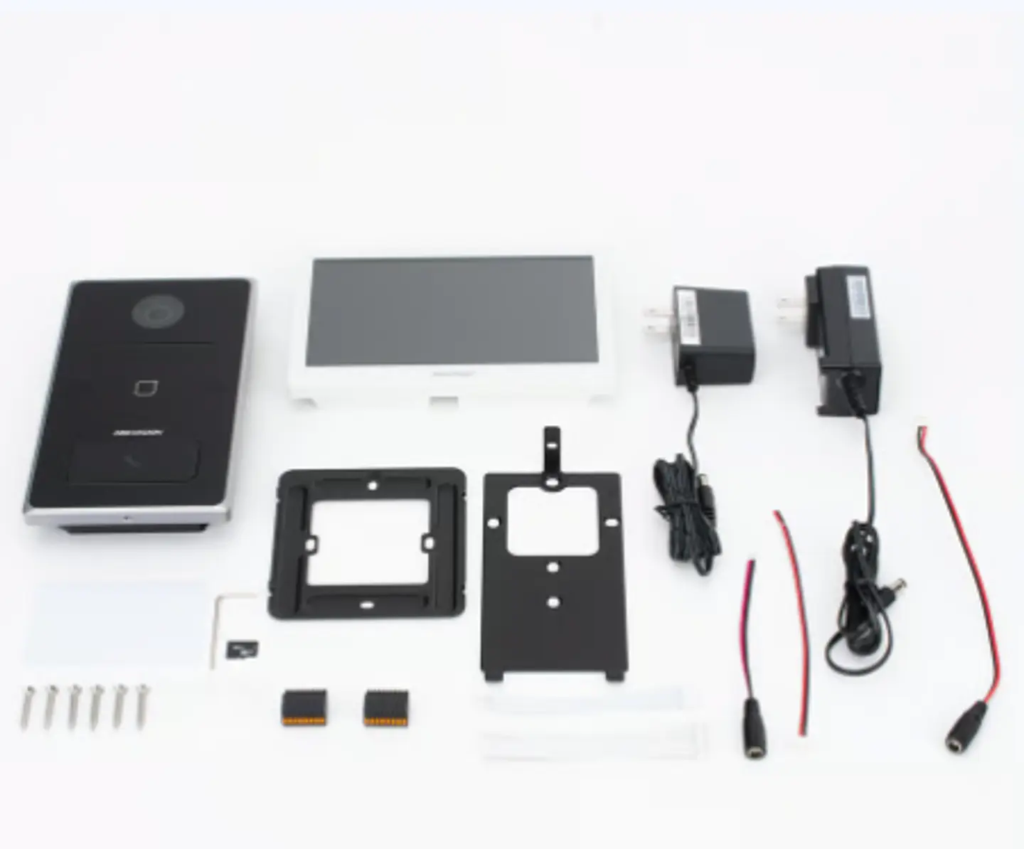 Videoportero IP Hikvision DS-KIS608P con PoE | Kit Completo 2