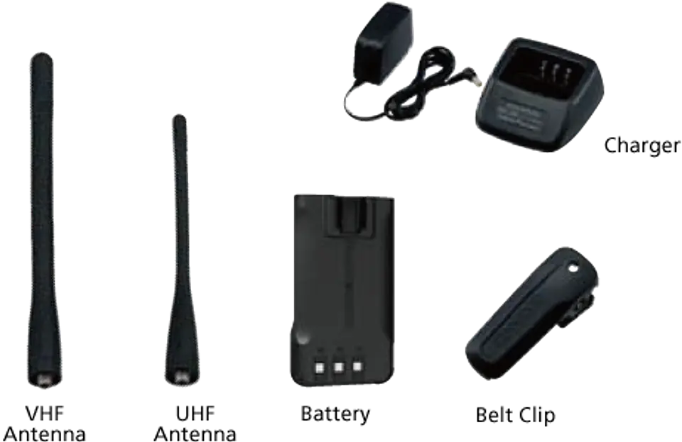 Radio Portátil Kenwood TK-2000 Analógico VHF 5W 16 Canales 4