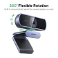Cámara web UGREEN 2K con micrófono, cámara USB Full HD, campo de visión ajustable y corrección automática de luz - thumbnail 6