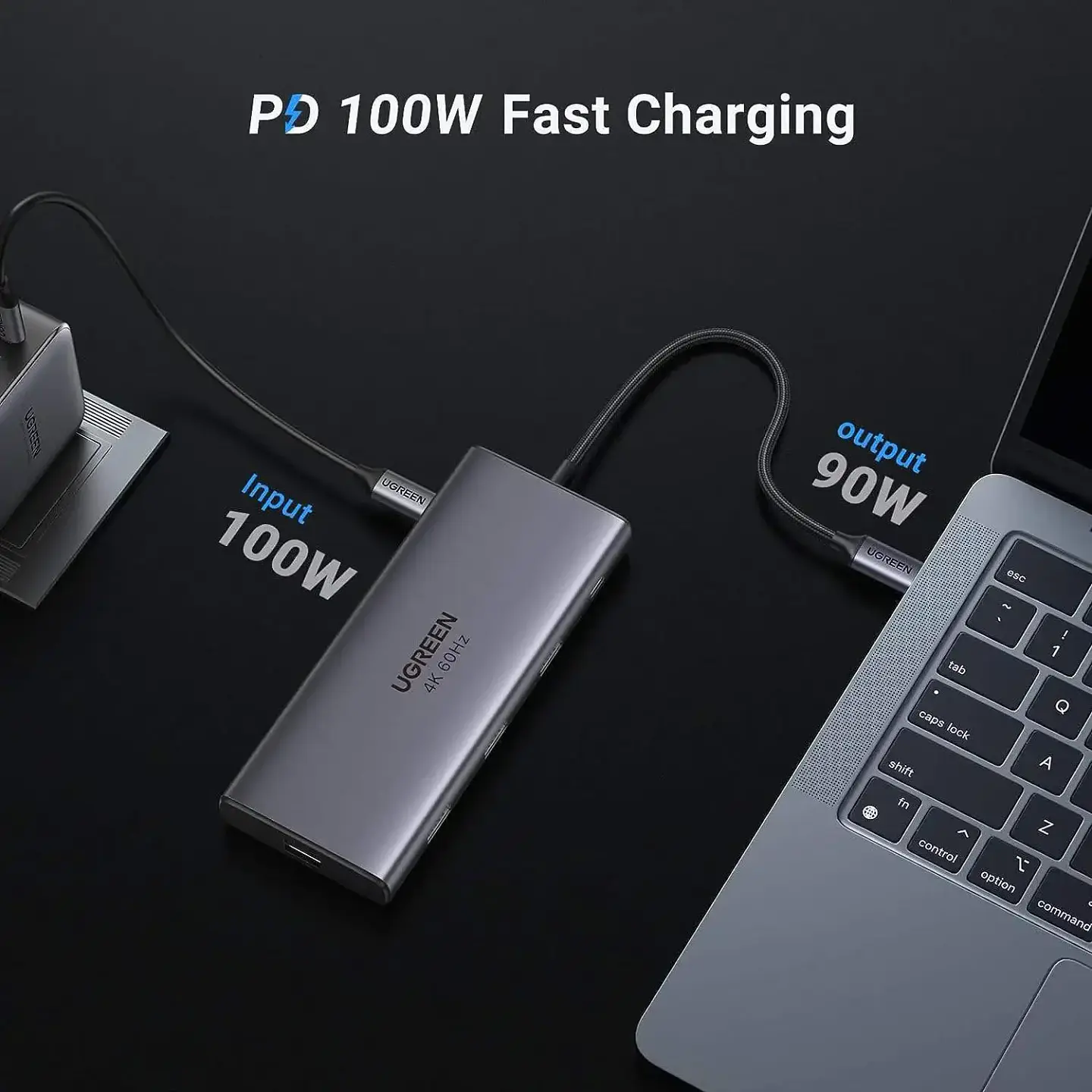 UGREEN Revodok Pro 109 USB C Hub 9 in 1 Docking Station10Gbps USB C 3.2 HDMI 100W Power Delivery SD/TF for Computer 2
