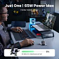 Cargador UGREEN Uno GaN de 65 W con diseño de robot, carga rápida PD y PPS para iPhone 17, 16 y 15, Xiaomi y MacBook Pro - Miniatura 2