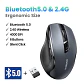 UGREEN Wireless Mouse Bluetooth5.0 Mouse Ergonomic 4000DPI 6 Mute Buttons Mouse For MacBook Tablet Laptops Computer PC 2.4G Mice - thumbnail 11