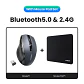 UGREEN Wireless Mouse Bluetooth5.0 Mouse Ergonomic 4000DPI 6 Mute Buttons Mouse For MacBook Tablet Laptops Computer PC 2.4G Mice - thumbnail 12