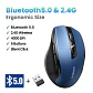 UGREEN Wireless Mouse Bluetooth5.0 Mouse Ergonomic 4000DPI 6 Mute Buttons Mouse For MacBook Tablet Laptops Computer PC 2.4G Mice - thumbnail 14