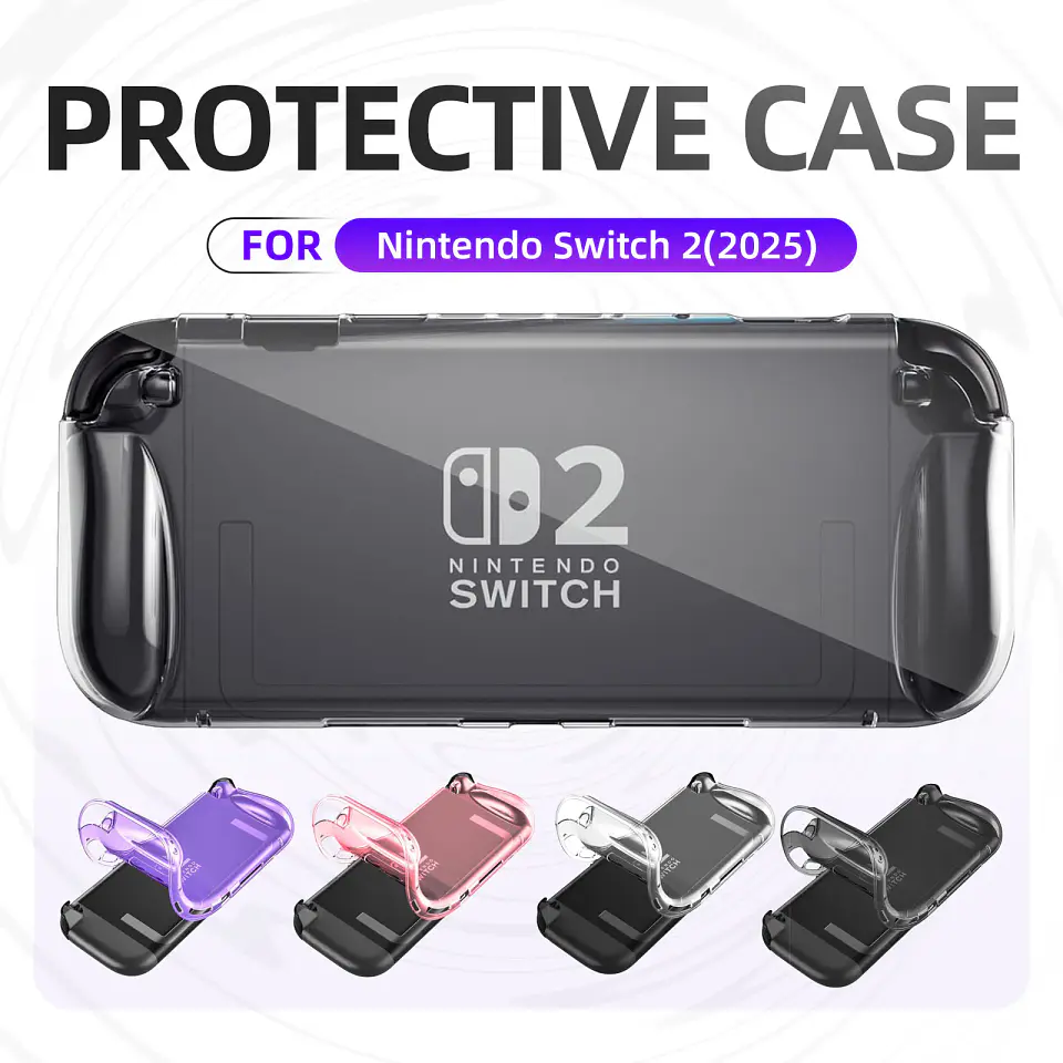 Funda protectora de TPU para Nintendo Switch 2, carcasa flexible antirayones y antigolpes 1