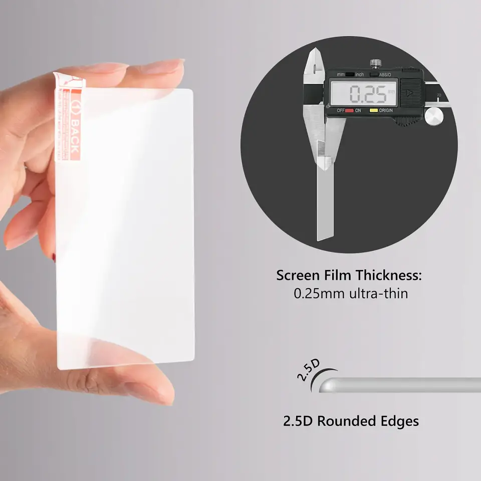 Protector de pantalla de vidrio templado 9H para Nintendo Switch 2, alta definición antirayones 5