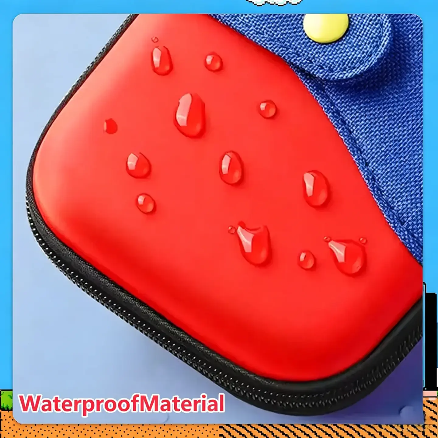 Estuche rígido para Nintendo Switch 2 con 12 ranuras para juegos, diseño Mario y Splatoon 3