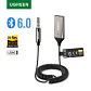 Adaptador Bluetooth UGREEN para auto con USB y conector auxiliar de 3,5 mm, manos libres - thumbnail 1