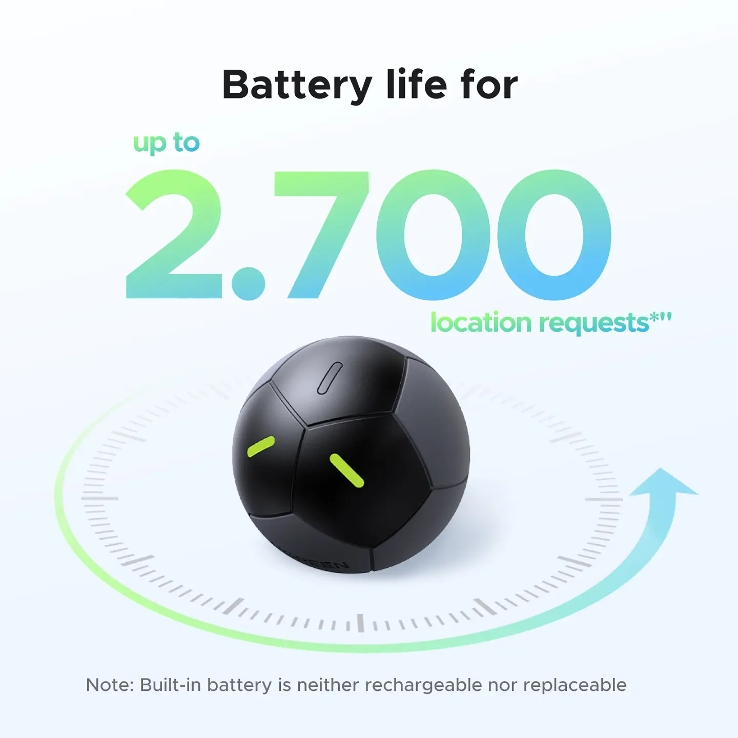 Localizador Bluetooth UGREEN FineTrack Mini Duo para llaves, bolsos y objetos personales 4