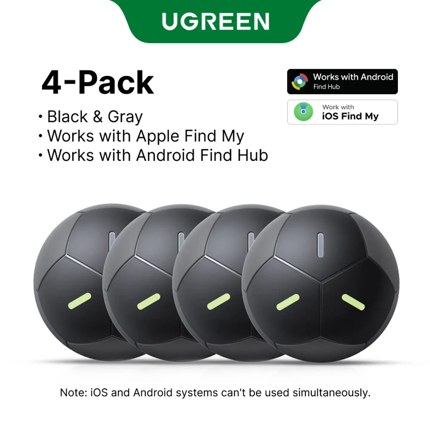 Localizador Bluetooth UGREEN FineTrack Mini Duo para llaves, bolsos y objetos personales 9