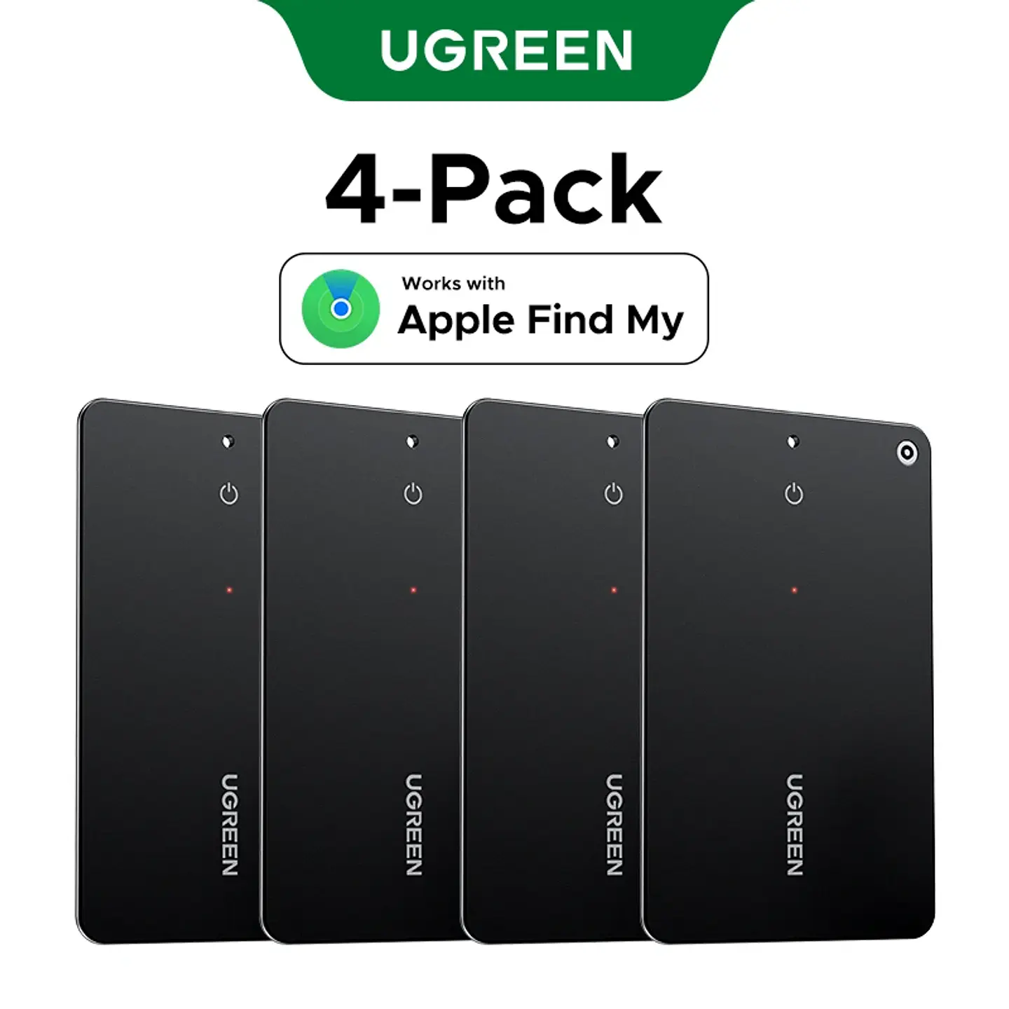 Tarjeta localizadora Bluetooth UGREEN SmartTrack para billetera, pasaporte y equipaje, compatible con Find My Apple 9