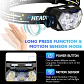 Linterna frontal LED recargable por USB, 9 luces, sensor de movimiento, para pesca, camping y trabajo al aire libre - Miniatura 3