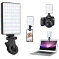 Luz LED RGB portátil recargable para celular, cámara y selfies, 2000 mAh, 3 modos, 2700–6500 K - Miniatura 1