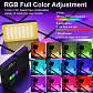 Luz LED RGB portátil recargable para celular, cámara y selfies, 2000 mAh, 3 modos, 2700–6500 K - Miniatura 3