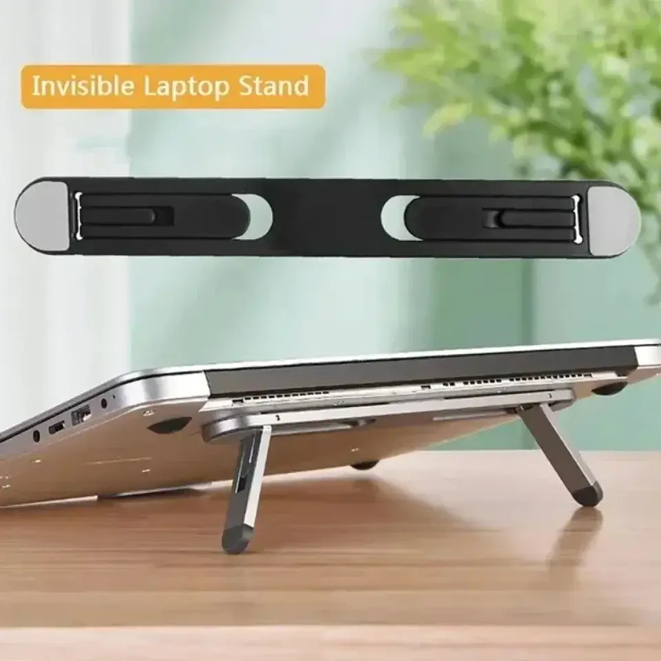 Soporte portátil plegable y ajustable para laptop, base de refrigeración para notebook 1