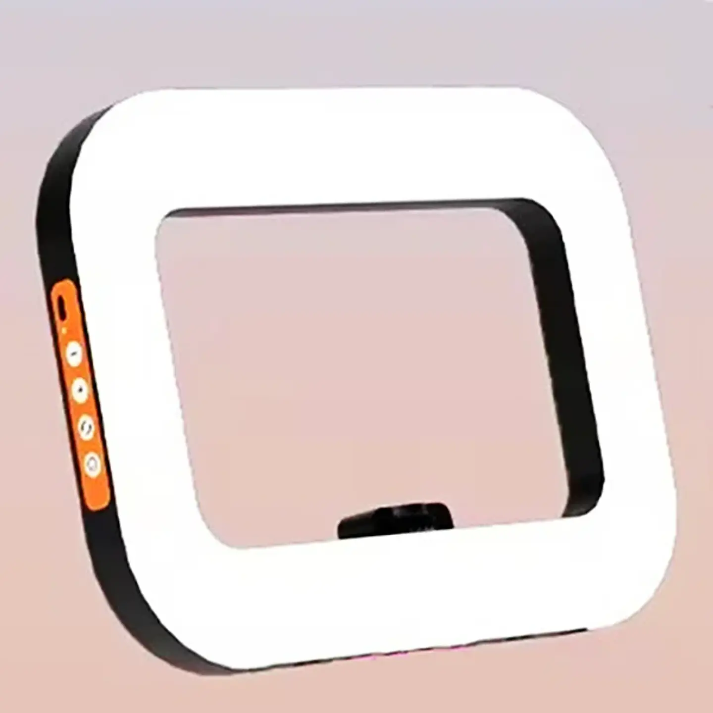 Aro de luz LED portátil recargable para celular, transmisiones en vivo, fotografía y selfies 8