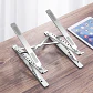 Soporte plegable y ajustable para laptop de aluminio, compatible con MacBook, computadora y tablet; base para notebook con disipación de calor - Miniatura 4