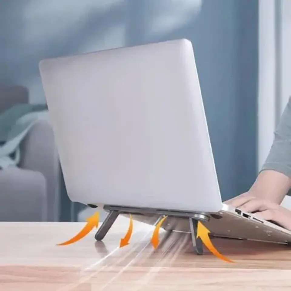 Soporte portátil plegable y ajustable para laptop, base de refrigeración para notebook 2