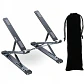 Soporte plegable y ajustable para laptop de aluminio, compatible con MacBook, computadora y tablet; base para notebook con disipación de calor - Miniatura 8