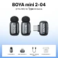 Micrófono inalámbrico de solapa BOYA Mini 2 con reducción de ruido por IA, mini micrófono para iPhone 6-14/15-17 y teléfonos Android USB-C, para grabación de video - Miniatura 8