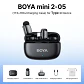 Micrófono inalámbrico de solapa BOYA Mini 2 con reducción de ruido por IA, mini micrófono para iPhone 6-14/15-17 y teléfonos Android USB-C, para grabación de video - Miniatura 9