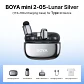 Micrófono inalámbrico de solapa BOYA Mini 2 con reducción de ruido por IA, mini micrófono para iPhone 6-14/15-17 y teléfonos Android USB-C, para grabación de video - Miniatura 10