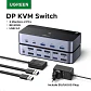 Switch KVM UGREEN DisplayPort 8K 60 Hz para 2 PC y 2 monitores, USB 3.0 - Miniatura 7