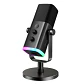 Micrófono Dinámico FIFINE AM8 USB/XLR RGB, Mute y Jack Auriculares para PC, Gaming y Streaming - thumbnail 8