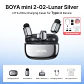 Micrófono inalámbrico de solapa BOYA Mini 2 con reducción de ruido por IA, mini micrófono para iPhone 6-14/15-17 y teléfonos Android USB-C, para grabación de video - Miniatura 16