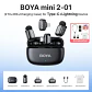 Micrófono inalámbrico de solapa BOYA Mini 2 con reducción de ruido por IA, mini micrófono para iPhone 6-14/15-17 y teléfonos Android USB-C, para grabación de video - Miniatura 21