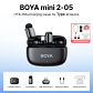 Micrófono inalámbrico de solapa BOYA Mini 2 con reducción de ruido por IA, mini micrófono para iPhone 6-14/15-17 y teléfonos Android USB-C, para grabación de video - Miniatura 24