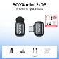 Micrófono inalámbrico de solapa BOYA Mini 2 con reducción de ruido por IA, mini micrófono para iPhone 6-14/15-17 y teléfonos Android USB-C, para grabación de video - Miniatura 26