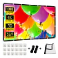 Pantalla de proyección portátil MIXITO plegable de alta densidad, formato 16:9, de 60 a 200 pulgadas, antiarrugas - thumbnail 1