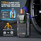Arrancador portátil de batería para auto 12 V, 5000 A, con compresor de aire de 150 PSI e inflador de neumáticos - thumbnail 3