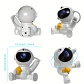 Proyector de galaxias con diseño de astronauta, luz nocturna para dormitorio y regalo para cumpleaños y Navidad - thumbnail 5