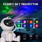 Proyector de galaxias con diseño de astronauta, luz nocturna para dormitorio y regalo para cumpleaños y Navidad - thumbnail 7