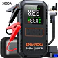Arrancador portátil de batería para auto 12 V, 5000 A, con compresor de aire de 150 PSI e inflador de neumáticos - thumbnail 8