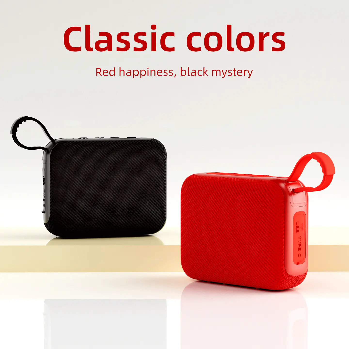 Parlante Bluetooth portátil WJOY Go 4, Hi-Fi, liviano, Bluetooth 5.4, estéreo TWS para el hogar y actividades al aire libre 6