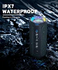 Parlante Bluetooth Ortizan de 40 W con graves mejorados, portátil e inalámbrico para exteriores, 30 horas de reproducción, resistente al agua IPX7, para ducha, Bluetooth 5.3 - thumbnail 3