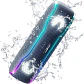 Parlante portátil WISETIGER para exteriores, resistente al agua IPX7, estéreo Bluetooth 5.3, 25 W con iluminación envolvente multicolor - thumbnail 1
