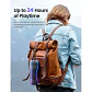 Parlante portátil WISETIGER para exteriores, resistente al agua IPX7, estéreo Bluetooth 5.3, 25 W con iluminación envolvente multicolor - thumbnail 6