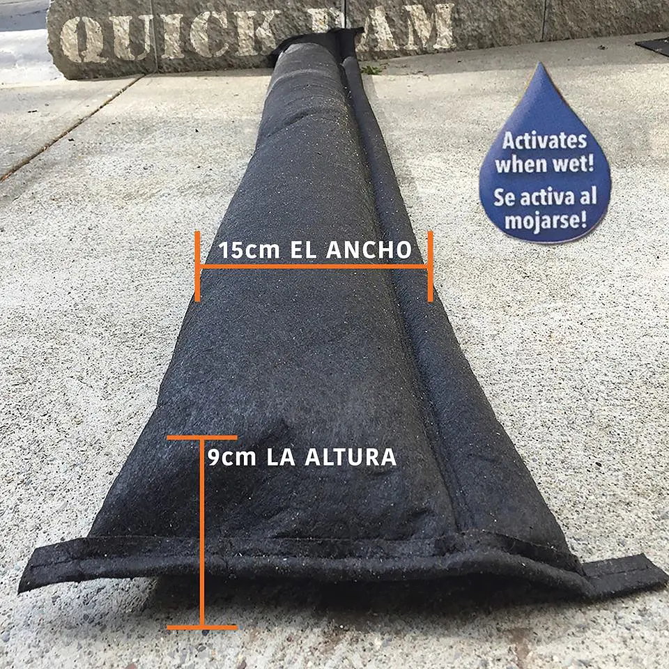Barrera de 3 mt Automática para Inundaciones Reutilizable 6