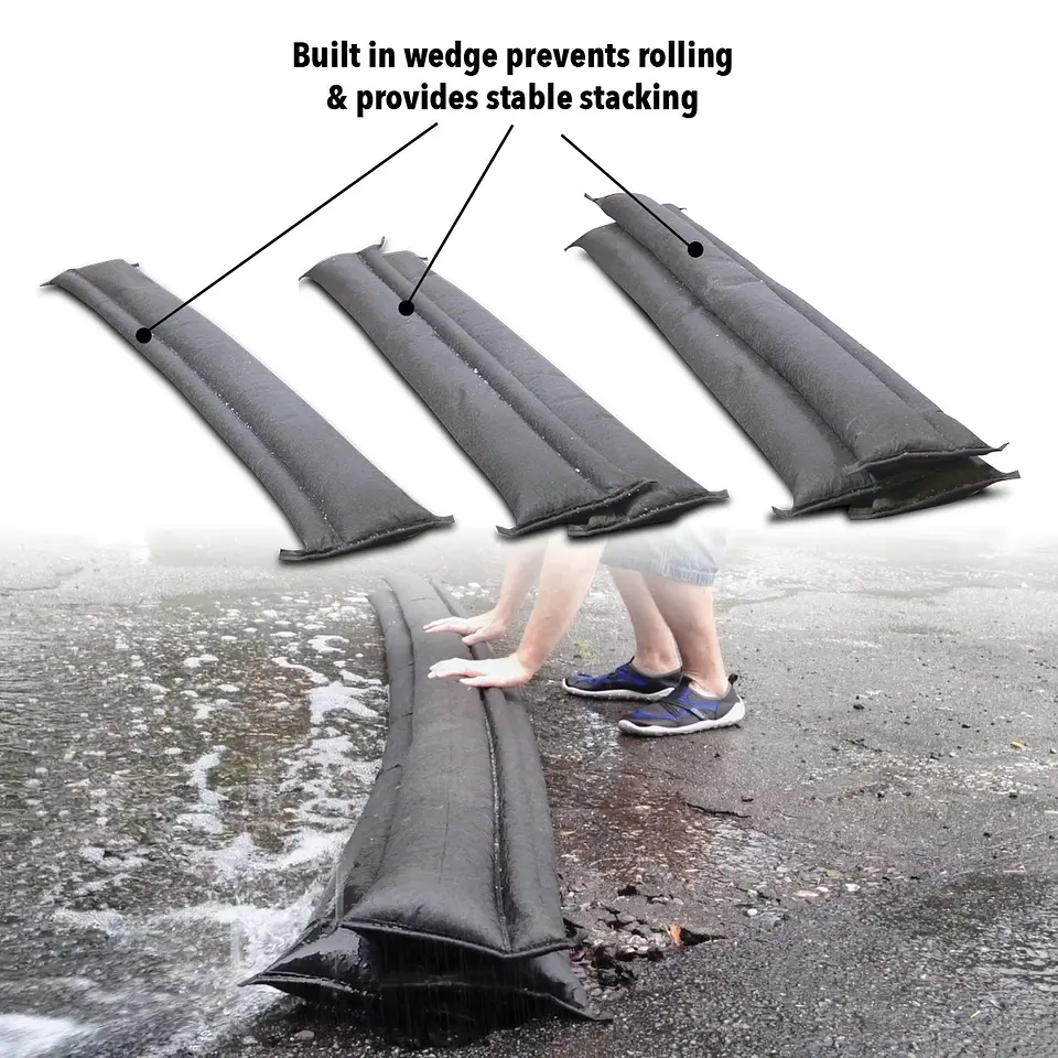 Barrera de 3 mt Automática para Inundaciones Reutilizable 9