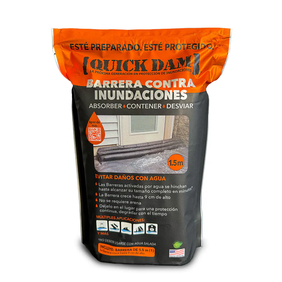 Barrera de 1.5 mt Automática para Inundaciones Reutilizable 1