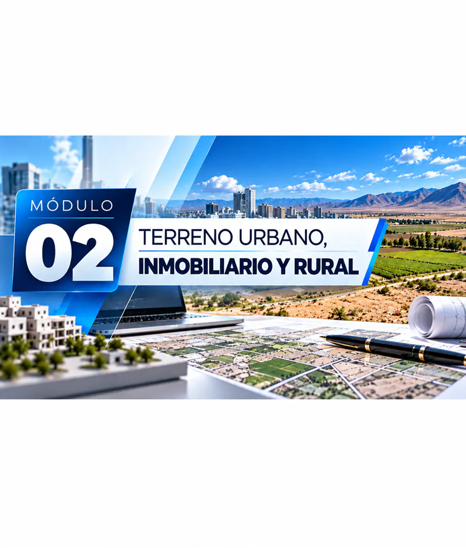 Tasación Inmobiliaria y Bancaria. Módulo 02 - Terreno Urbano, Inmobiliario y Rural. 1